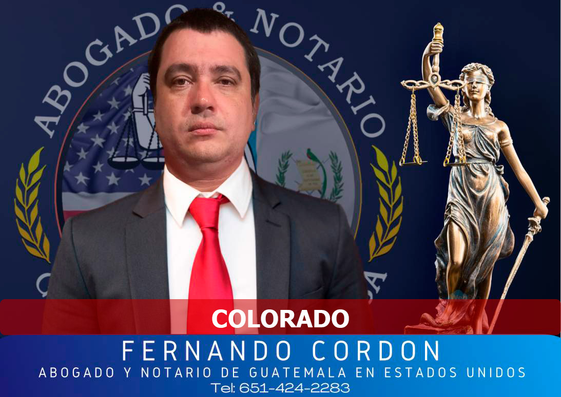 Licenciado Fernando Cordon, abogado de Guatemala en Estados Unidos