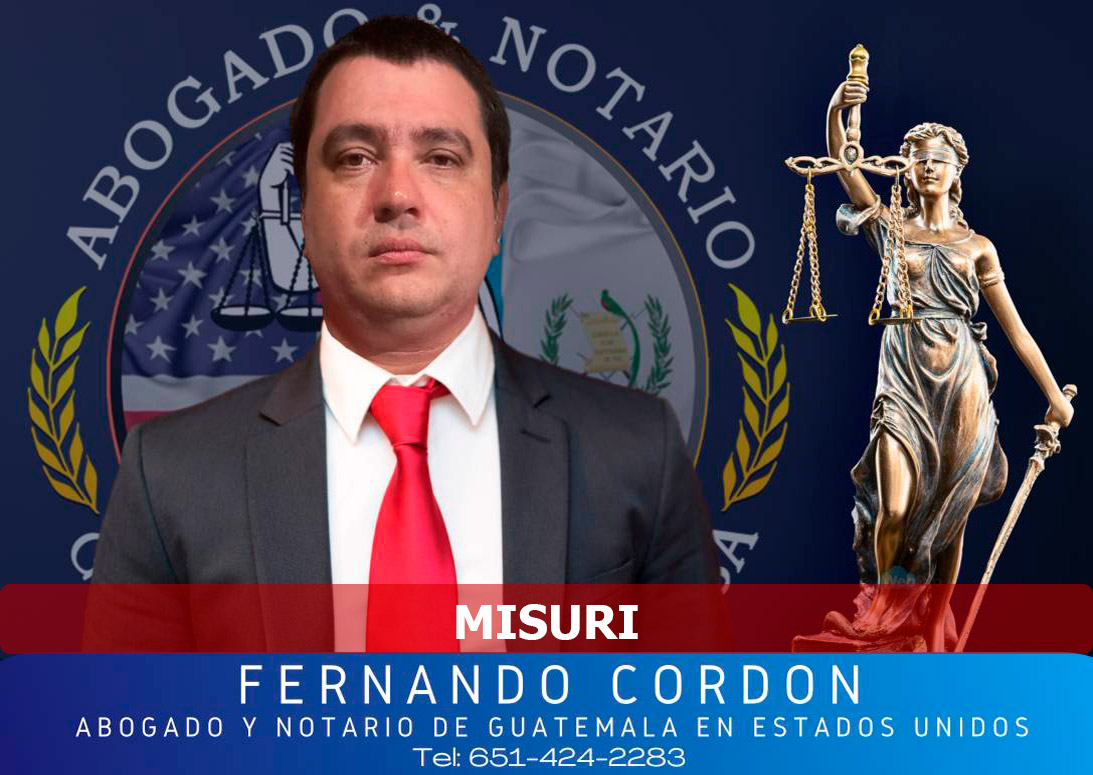 Abogado de guatemala en Misuri, Estados Unidos